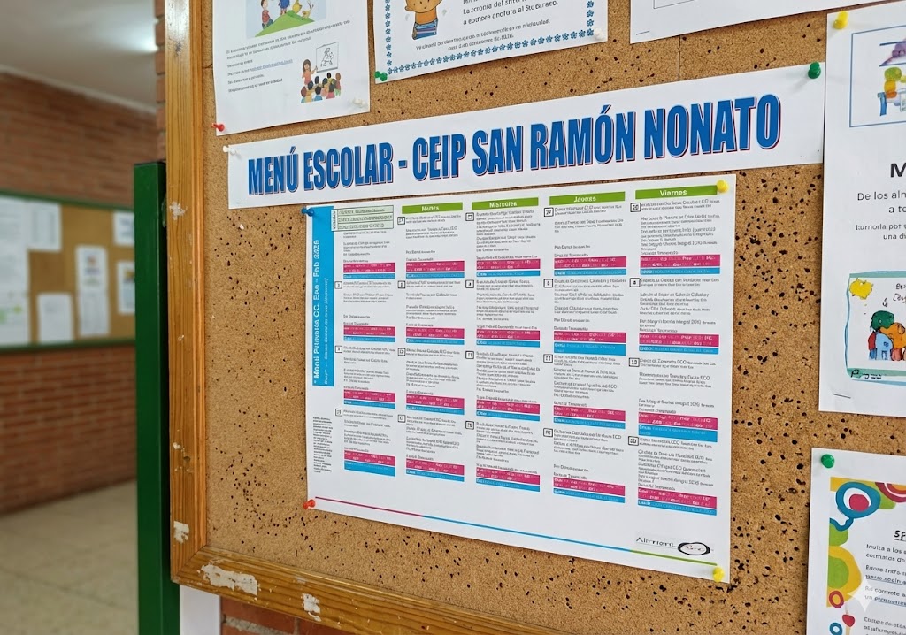 MENÚ COMEDOR FEBRERO