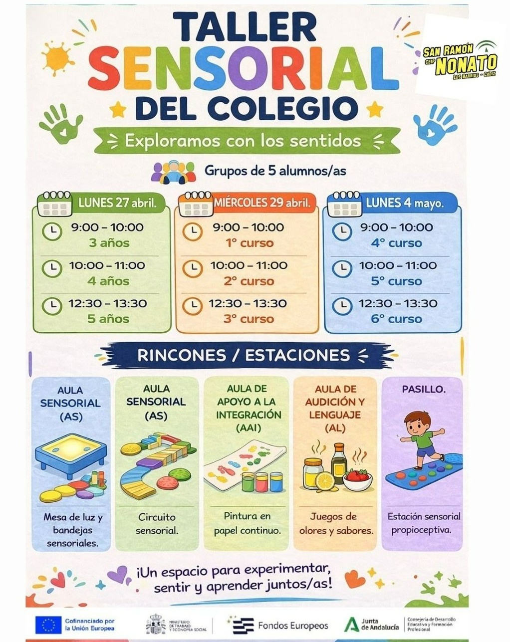 Cartel Taller Sensorial